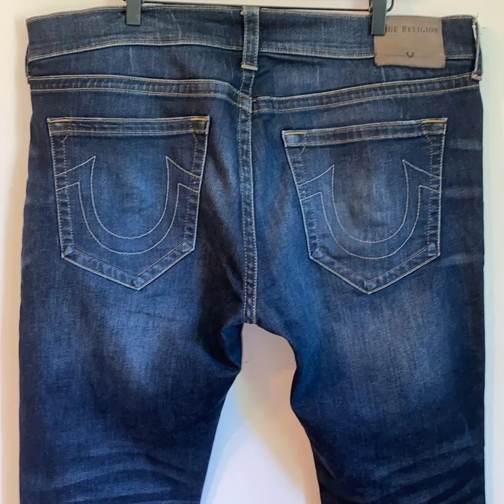 Y2K True Religion Rocco Relaxed Skinny Jeans Size 40/34
